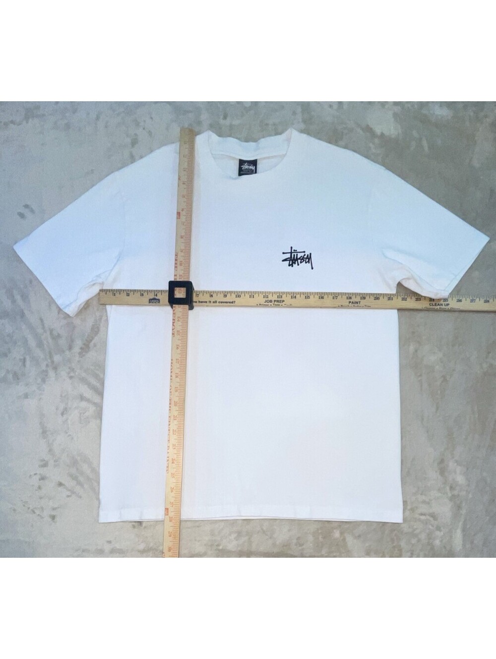 Stussy Basic Logo T-Shirt White Short Sleeve Graphic Tee Mens Large NEW NWOT - Picture 7 of 10